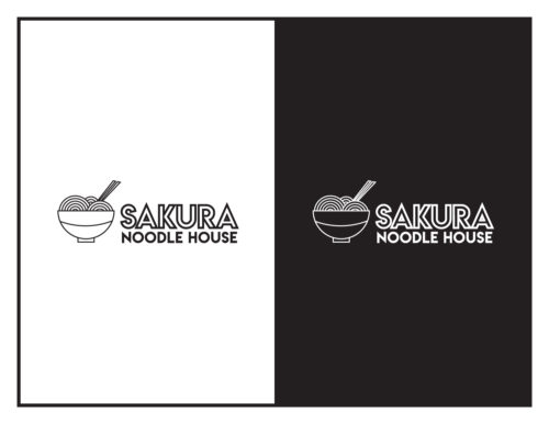 Logo Concept: Sakura Noodle House
